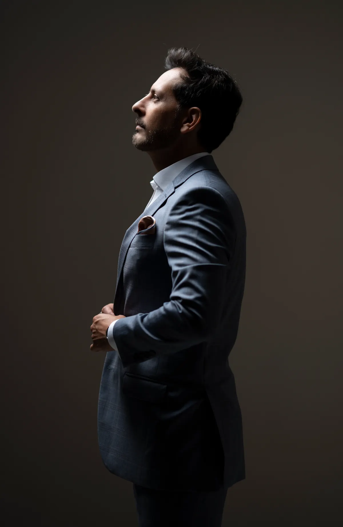 Dr. Mário Ferraz, retrato de perfil